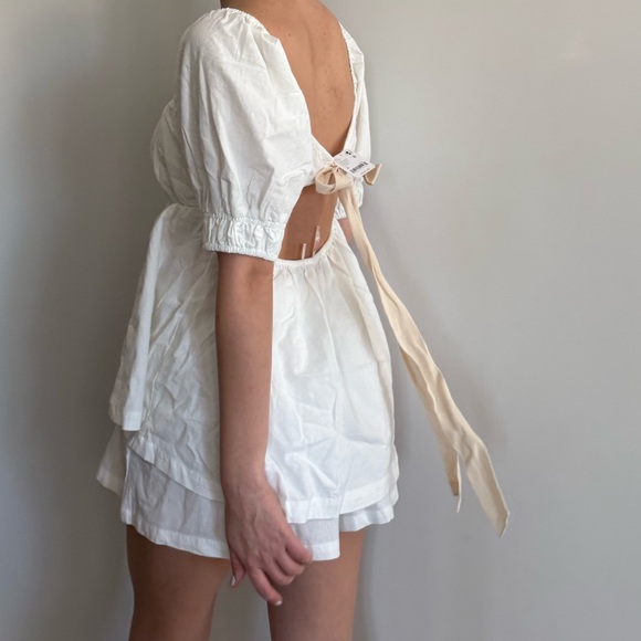 Free People Cotton Baby Doll Top and Shorts Set - Picture 6 of 9